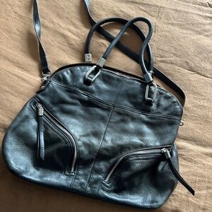 Black Leather Women's Bag